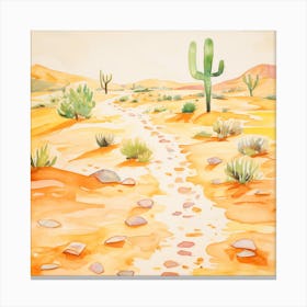 Cactus Desert Canvas Print