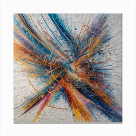 Explosion Of Color Canvas Print