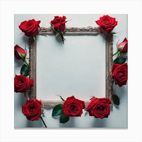 Frame Of Roses 11 Canvas Print