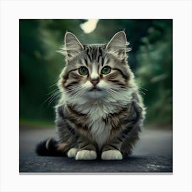 Cat Portrait 8 Canvas Print