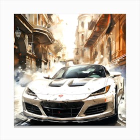 Velocity Unleashed The Thrill Of Racing Canvas Print