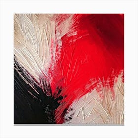 Crimson wall art Canvas Print