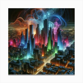 Cityscape 7 Canvas Print