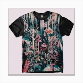 A Striking And Whimsical T Shirt Design Canvas Print