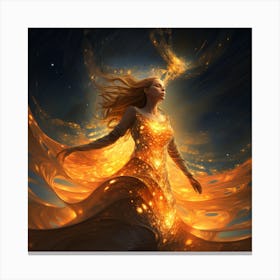 Fire Goddess 1 Canvas Print