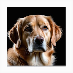 Golden Retriever Portrait 1 Canvas Print