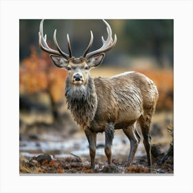 Deer Stag Canvas Print