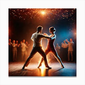 Couple Dancing 1 Canvas Print