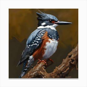  Kingfisher Décor Canvas Print