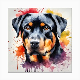 Rottweiler, National Pet Day! Canvas Print