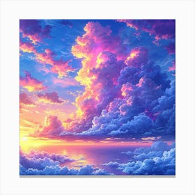 Sunset Clouds Canvas Print