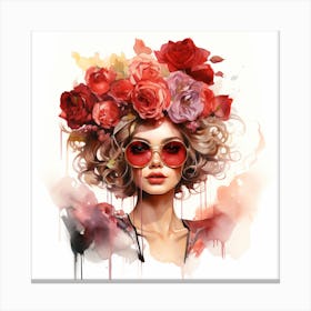 Flower Girl Canvas Print