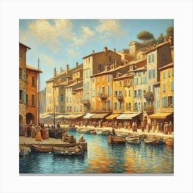 Port Of Saint Helena Art Print Canvas Print