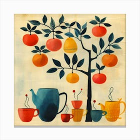 Orange Tree Canvas Print