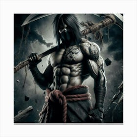 Devil Mercenary Canvas Print