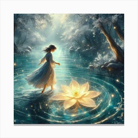 Lotus Flower Canvas Print