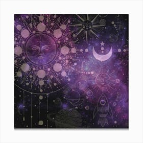 Galaxy Art Print (10) Canvas Print