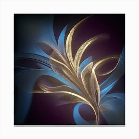 Abstract Flower Canvas Print