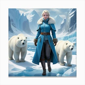 Polar Bears Canvas Print