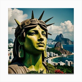 Leonardo Lightning Riodejaneiro Brazil Art 1 Canvas Print