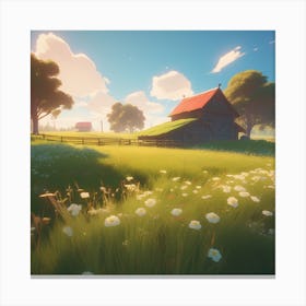 Daisy Field 1 Canvas Print