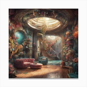 Mermaid'S Room Canvas Print