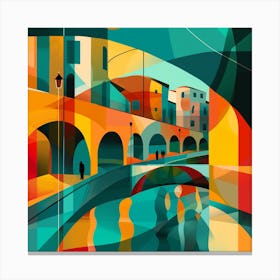 Bridges And Bridges Canvas Print