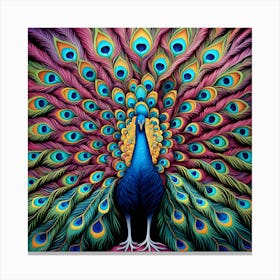 Peacock 2 Canvas Print