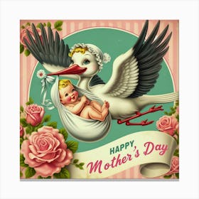 Happy Mother'S Day Canvas Print