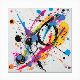 Splatters 5 Canvas Print