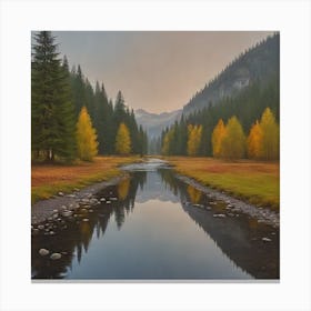 Autumn In The Mountains Canvas Print