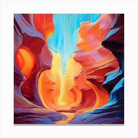 Canyon Of Light Canvas Print