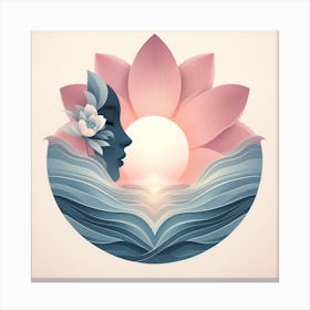 Lotus flower Canvas Print