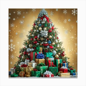 Leonardo Phoenix 10 A Majestic Christmas Tree Stands Tall Ador 3 Canvas Print