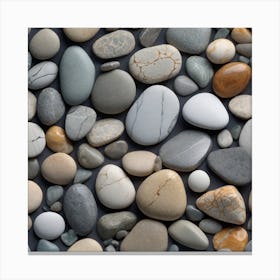 Pebbles 12 Canvas Print