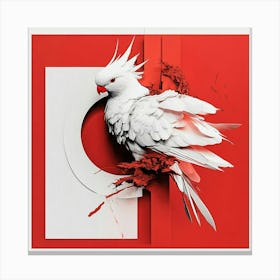 White Cockatoo Canvas Print