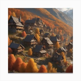 Autumn Village 67 Canvas Print