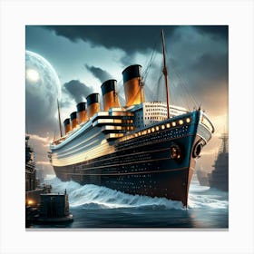 Future Titanic Canvas Print