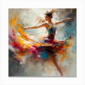 Color Dancer1 1 Canvas Print