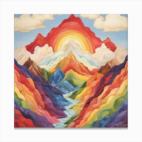 Rainbow River 1 Canvas Print