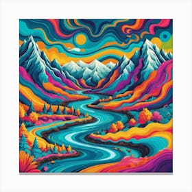 Psychedelic Painting 5 Canvas Print