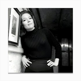 Actress Diana Rigg Star Of The New Avengers Canvas Print