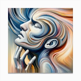 Abstract Of A Woman 1 Canvas Print