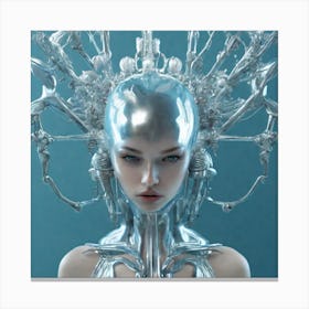 Futuristic Woman 108 Canvas Print