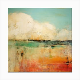 The Beach - Abstract Painting Canvas Print