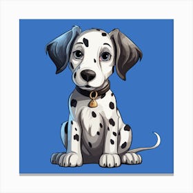 Dalmatian Puppy dog Canvas Print