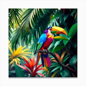 Colorful Toucan Canvas Print