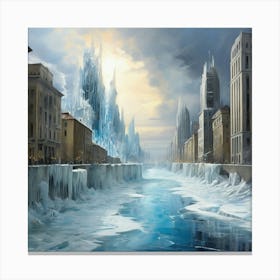 Ice City 2 Canvas Print