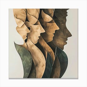 Four Faces Canvas Print