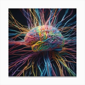 Colorful Brain 36 Canvas Print